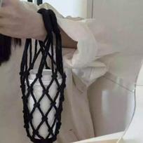 Practical Double-Handled Water Bottle Mesh Bag with Strong Outdoor Features A1