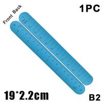 Silicone Wristband Memo Pad Wristband Notebook Reusable Erasable To-Do List Bracelet Curve Ruler Multi-Functional