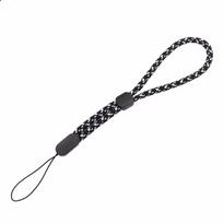 PSP Cord Walkie Talkie Key Rope Gadget Rope Mobile Phone Wrist Straps USB Lanyard Hand Lanyard juoda/balta