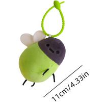Cute And Creative Glowing Firefly Plush Toy For Girls Cartoon Keychain Pendant Doll Gift