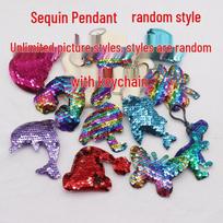 Plush Pom-Pom Keychain Bag Charm (Style in the picture may not exist)