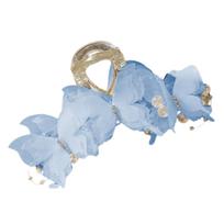 Creative Butterfly Acrylic Hair Clip Claw Everyday Use Hair Accessory Party Hair Decoration for Fashionable Women mėlyna