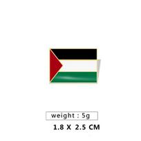 Madinga Palestinos vėliavos sagė Pin Didmeninė metalinė emblema drabužių aksesuarams StyleB