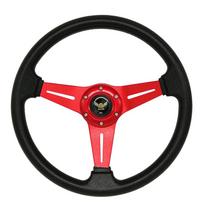 14inch 345mm Car Sport Steering Wheel PU Drift Rally Racing Steering Wheels Universal Multiple Colour Red Blue Black Yellow  etc raudona