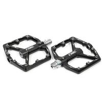 CNC Mtb Pedals, Bicycle Pedals Route, Bike Accessories, Non-slip Bearings Mountain Bikes Flat Platform,Black ,Red, Purple juoda