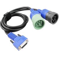 F9-Truck Y Type Cable PN 493148 6Pin + 9Pin Deutsch Adapter For Nexiq USB Link Truck Fault Detector Tool