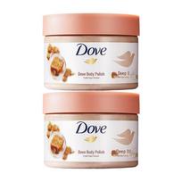 Dove Brown Sugar Coconut Body Scrub Duo Pack