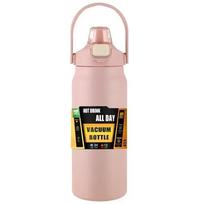 304 Stainless Steel Vacuum Flask 800/1000/1500ML Insulated Bottle Sports Water Bottle  Outdoor 800ml rožinė