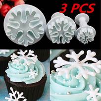3 vnt. snaigių fondant tortą puošiantis Sugarcraft pjaustytuvas stūmoklio formos forma