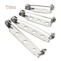 Lachepper 100 Pcs Brooch Bar Backs Safety Pins Badge Fasteners for Jewellery Findings Accessories 20mm
