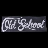 19x7CM OLD SCHOOL Vinilo pritaikytas klasikinio automobilio stiliaus lipdukas Automobilių priedai balta