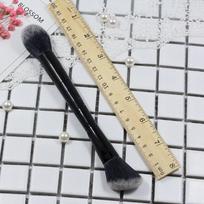 Pudros skaistalų makiažo šepetėlis Double Ended Pro Contouring Sculpting Foundation Brush Professional Make Up Tools