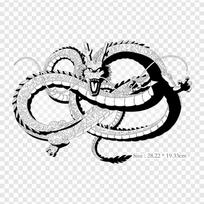 Pleistukai drabužiams, krepšiui, lygintuvu klijuojami terminiai lipdukai, Shenron tatuiruotė, Shenron Goku raštas, skalbiamas, šilumos perdavimas
