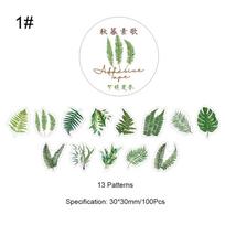 100 vnt lipdukai Scrapbooking dekoratyviniai popieriniai lipdukai dienoraštis „pasidaryk pats“ lipdukai, etiketės žurnalų spausdinimo albumai, raštinės reikmenys 1