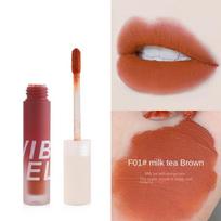 VIBELY Light Smoke Matte Matte Velvet Lip Slush Waterproof Long Lasting White Lip Glaze F01#