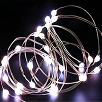 1/2/3/5/10/20/30M LED styginiai žibintai, baterija varinė viela girlianda lempa lauko vandeniui atsparus pasakų apšvietimas Kalėdų vestuvių vakarėlio dekoravimui 1m balta