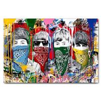 Graffiti Sekite savo svajonę Plakatas Abstraktus Nemokamas drobės piešimas Spaudiniai berniukai Barbekiu Meilės paveikslėlis Cuadros 21cm×30cm NoFrame