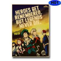 Mano herojaus akademija plakatai Namų dekoravimas Meno paveikslai Sienų dekoras Svetainė Baras Dekoratyviniai paveikslai Anime Komiksų lipdukai Dovanos 30x21cm