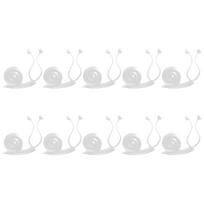 10 vnt sraigių augalo laipiojimo prie sienos tvirtinimo spaustukai tvirtinimo prie sienos lipnus kabliukas 10pcs skaidri