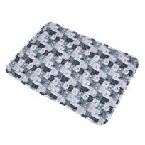 Pet Pee Pad šunų vystyklų kilimėlis Itin minkštas, kvėpuojantis animacinių filmų spaudinys Plaunamas šunų dresavimo kilimėlis naminių gyvūnėlių šlapimo kilimėlis S pilka
