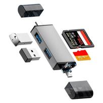7 viename kortelių skaitytuvas USB C OTG adapteris USB atmintinė USB3.0 2.0 mikro į C tipo išmaniųjų kortelių skaitytuvą didelės spartos perkėlimas