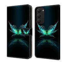 Piniginės dėklas su kortelių laikikliu Gėlėtas PU odinis dėklas Kickstand riešo dirželis smūgiams atsparus dangtelis, skirtas Huawei Y5 Y6 Y7 P20 P30 Honor 8X 8A 7A 7C P Smart Honor Magic5 Pro