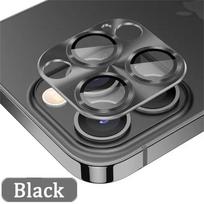 Prabangus metalinis fotoaparato objektyvo apsauginis stiklas, skirtas iPhone 15 14 Plus 13 12 Mini 11 Pro Max HD nugaros objektyvo apsauginė plėvelė, skirta iPhone 15 Pro Max For iPhone 14 Pro juoda