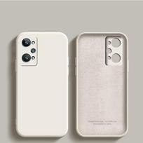 Spalvingas skysto silikono minkštas telefono dėklo dėklas, skirtas OPPO A18 A38 A58 A78 A98 5G 4G A15 A16 A17 A96 A57S A77S RENO 8 8T 10 Pro OPPO A98 5G balta