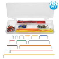 140/350/560/840 vnt. U formos belituojamoji duonos plokštės trumpiklio kabelio komplektas PCB duonos plokštės prototipų kūrimo grandinėms, skirtas pasidaryk pats 140pcs