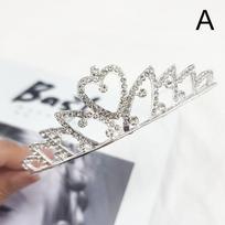 Moterų princesės karūnos plaukų šukos Plaukų šukos Vestuvių karūnos plaukų lankelis plaukų lankelis gray