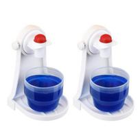 2 Pcs Laundry Detergent Holder Anti-drip Cup Holder Universal Firmly Hold on Spill balta