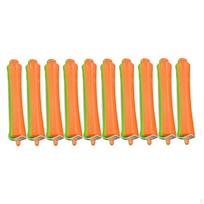 No Cold Rods for Perming DIY Curling Long Hair C orange