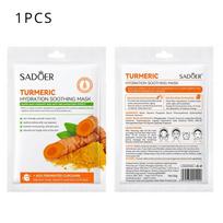 SADOER Ciberžolės drėkinanti ir raminanti drėkinamoji kaukė 1pcs orange