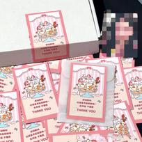 20 lapų Korean Ins Svajingas estetinis drugelio lipdukas Kpop nuotraukų kortelės pardavimo kortelių pakavimo maišelis „pasidaryk pats“ dekoro sandarinimo etiketės lipdukai