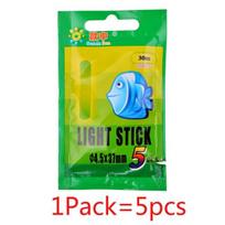 5/25/50 vnt.4,5*37 mm plūdinė šviesioji meškere Fluorescent Lightstick Naktinė plūdinė meškerė Šviesi tamsiai šviečianti lazda Naudinga daug žvejybos reikmenų