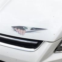 Juokingi 3D nulupimo automatinio galinio vaizdo lipdukai automobilio kėbulo dekoratyviniai vandeniui atsparūs lipdukai PVC A
