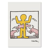 Keith Meninės Parodos Plakatai Abstrakčios Pizos Spaudiniai Vintažinis Pop Sienos Menas Drobės Tapyba Širdies Paveikslai Freska Namų Kambario Sienų Dekoracija 21x30cm No Framed