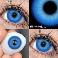 Eyeshare NAUJI Cosplay spalvoti kontaktiniai lęšiai akims Mėlyni Anime Akiniai Lęšiai Helovino spalvoti lęšiai Raudoni kontaktiniai lęšiai Kosmetinis makiažas