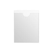 10vnt Lipnios plastikinės kišenės laikikliai Etikečių lipdukai apsaugai 7*10cm white