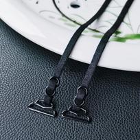 5 mm nailono apatinio trikotažo petnešėlės 1 pora nematomų pečių neslystanti liemenėlė Besiūliai bralette nugaros dirželiai Moteriški intymūs aksesuarai 1 pair juoda