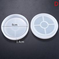 Pagrindo padėklas silikoninė forma Didelio dydžio apvalus padėklas Betoninė forma Terrazzo apvali plokštė 80mm