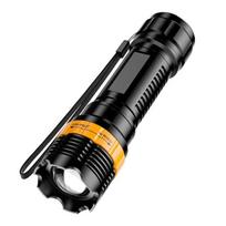 3 vnt MINI LED žibintuvėlis, 3 režimų USB įkrovimas, nešiojamas didelio galingumo elektrinis žibintuvėlis lauko stovyklavimui vandeniui atsparus avarinis SOS lempa 1pcs