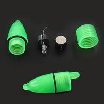 10 vnt./rinkinys LED šviesos žvejybos varpeliai žadintuvas spaustukas plastikinis naktinės žvejybos meškerės šviesos signalizatorius 10 pcs