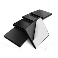 Kvadratinis magnetinis lakštas Lipnus juodas magnetas Guminis lankstus Maži lipnūs magnetai Lipdukai DIY Amatai Šaldytuvo dekoras square-10PCS