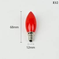 1 vnt. LED altoriaus lemputė E12/E14 raudona žvakė Budos lempa šventyklos dekoratyvinė lempa E12
