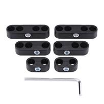 7mm 8mm Spark Plug Wire Separators Dividers Looms for Chevy Ford & Mopar Black