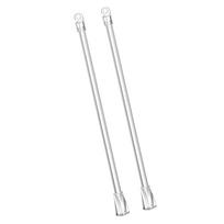 43 cm aklinos lazdelės prailginimo lango užuolaidų traukimo strypų rinkinys namų ir biuro langų dekoravimui, skaidrus A white