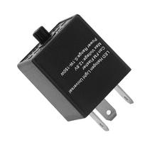 12V 3?PIN Reguliuojamas LED Mirksėjimo Relė Posūkio Signalo Lemputė Mirksėtojas Automobiliams Motociklams