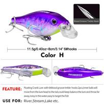 Rock Fishing Bait 8cm/11.5g Plastic Bionic Bait Hard Bait