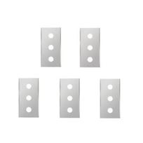 Nerūdijančio plieno valymo grandiklio ašmenys Stiklo Virtuvės Keraminių plytelių Decontamination Scraper Sienų Grindų Dažų Grandiklio Įrankis Peilis 5pcs blades